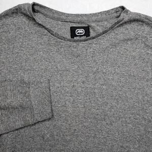 Ecko Unlimited Men's Waffle Long Sleeve Shirt - XL Gray